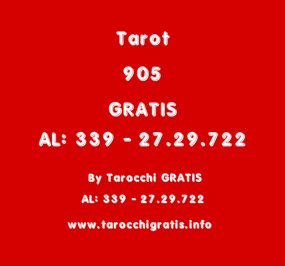 TAROT 905 GRATIS