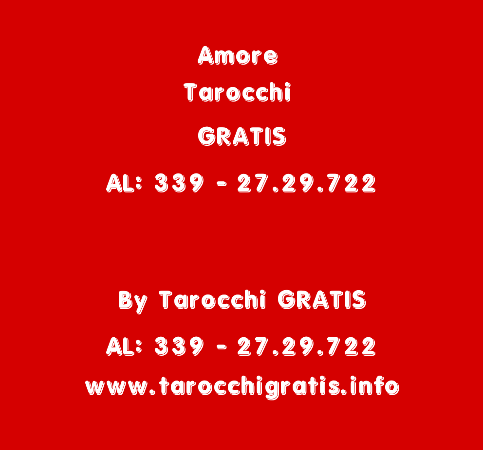 AMORE TAROCCHI GRATIS