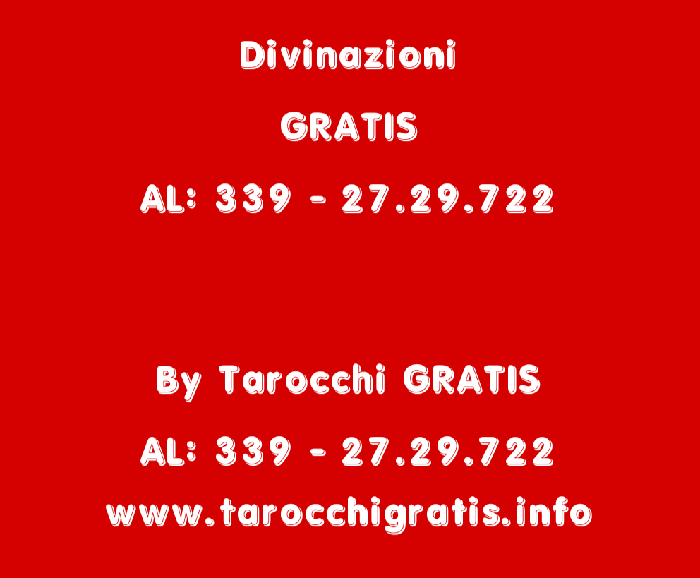 DIVINAZIONI GRATIS