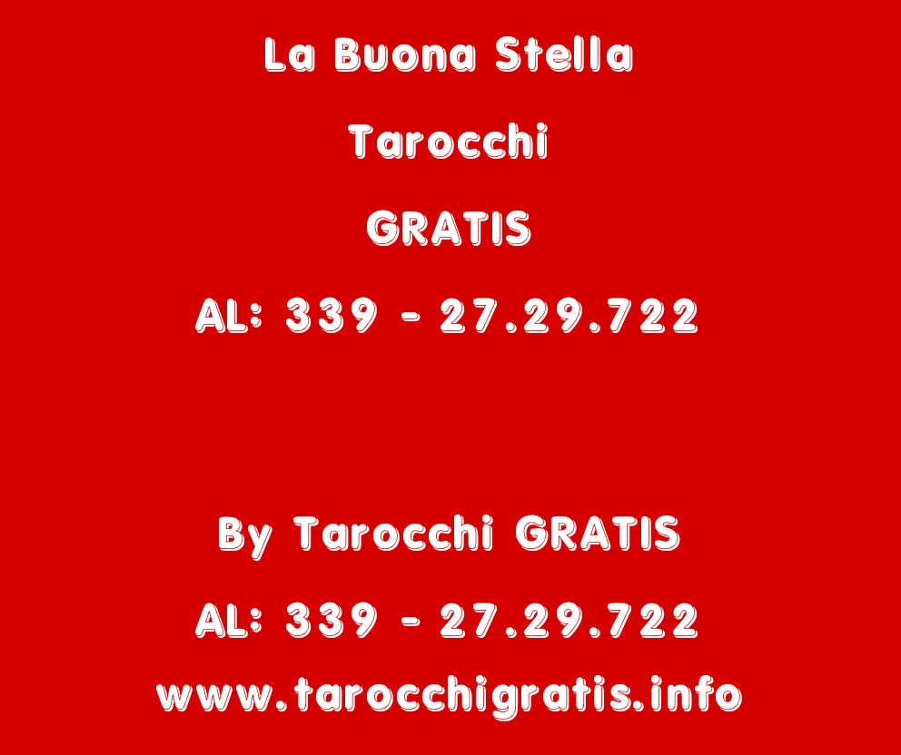 LA BUONA STELLA TAROCCHI GRATIS