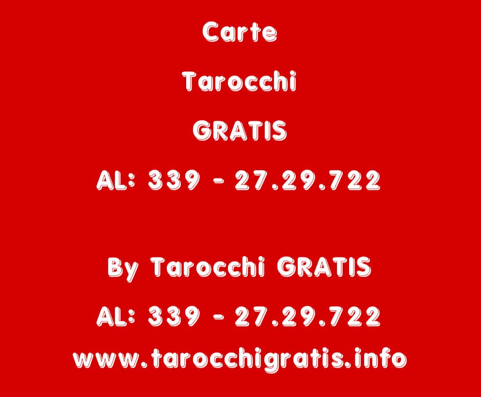 CARTE TAROCCHI GRATIS