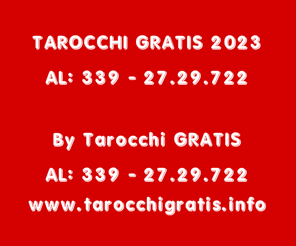 TAROCCHI GRATIS 2023